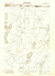 Irasburg, Vermont 1920 () USGS Old Topo Map Reprint 15x15 VT Quad 460021