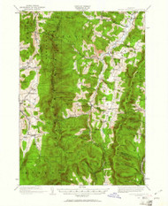 Lincoln Mountain, Vermont 1919 (1961) USGS Old Topo Map Reprint 15x15 VT Quad 338020