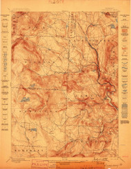 Londonderry, Vermont 1899 () USGS Old Topo Map Reprint 15x15 VT Quad 338033