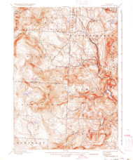 Londonderry, Vermont 1899 (1937) USGS Old Topo Map Reprint 15x15 VT Quad 338035