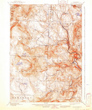 Londonderry, Vermont 1899 (1941) USGS Old Topo Map Reprint 15x15 VT Quad 338036