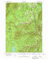 Londonderry, Vermont 1957 (1967) USGS Old Topo Map Reprint 15x15 VT Quad 338038
