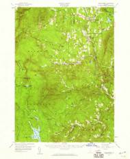 Londonderry, Vermont 1957 (1959) USGS Old Topo Map Reprint 15x15 VT Quad 338040