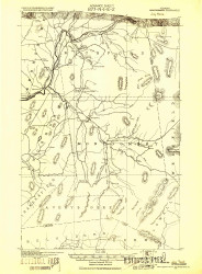 Montgomery, Vermont 1919 (1920) USGS Old Topo Map Reprint 15x15 VT Quad 338003
