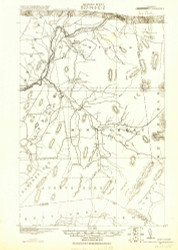 Montgomery, Vermont 1920 () USGS Old Topo Map Reprint 15x15 VT Quad 460031