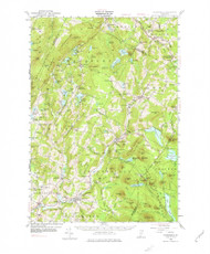 Plainfield, Vermont 1953 (1977) USGS Old Topo Map Reprint 15x15 VT Quad 338119