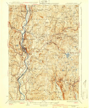 Bellows Falls, New Hampshire 1930 (1940) USGS Old Topo Map Reprint 15x15 VT Quad 329941