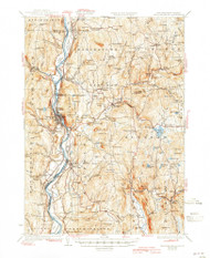 Bellows Falls, New Hampshire 1930 (1945) USGS Old Topo Map Reprint 15x15 VT Quad 329943