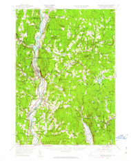 Bellows Falls, New Hampshire 1957 (1963) USGS Old Topo Map Reprint 15x15 VT Quad 329945