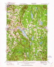 Mascoma, New Hampshire 1927 (1962) USGS Old Topo Map Reprint 15x15 VT Quad 330144