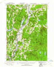Mt. Cube, New Hampshire 1931 (1961) USGS Old Topo Map Reprint 15x15 VT Quad 330215