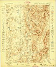 Berlin, New York 1898 () USGS Old Topo Map Reprint 15x15 VT Quad 139231