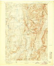 Berlin, New York 1898 (1905) USGS Old Topo Map Reprint 15x15 VT Quad 139233