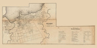 Keyport Raritan - , New Jersey 1861 Old Town Map Custom Print - Monmouth Co.