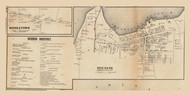 Red Bank  Shrewsbury - , New Jersey 1861 Old Town Map Custom Print - Monmouth Co.