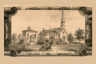 St Michaels Church - , New Jersey 1862 Old Town Map Custom Print - Union Co.