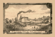 Essex Felt Mills - , New Jersey 1862 Old Town Map Custom Print - Union Co.
