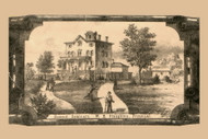 Summit Seminary - , New Jersey 1862 Old Town Map Custom Print - Union Co.