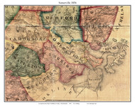 Somerville, Massachusetts 1856 Old Town Map Custom Print - Middlesex Co.