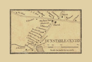 Dunstable Center, Dunstable Massachusetts 1856 Old Town Map Custom Print - Middlesex Co.