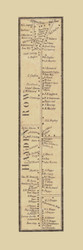 Heyden Row, Hopkinton Massachusetts 1856 Old Town Map Custom Print - Middlesex Co.