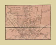South Reading, South Reading Massachusetts 1856 Old Town Map Custom Print - Middlesex Co.