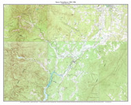Stowe 24k 1948-1986 - Custom USGS Old Topo Map - Vermont