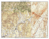 Eden 63k 1938-1943 - Custom USGS Old Topo Map - Vermont