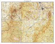 Stowe 63k 1944 - Custom USGS Old Topo Map - Vermont