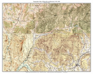 Waterville & Belvidere 63k 1943-1948 - Custom USGS Old Topo Map - Vermont