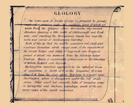 Geology of Bucks County Township, Pennsylvania 1850 Old Town Map Custom Print - Bucks Co.