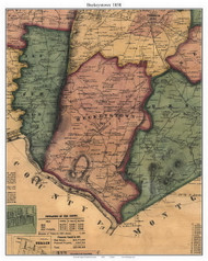 Buckeystown, Maryland 1858 Old Town Map Custom Print - Frederick Co.