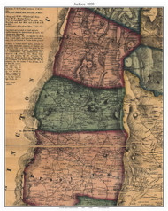 Jackson, Maryland 1858 Old Town Map Custom Print - Frederick Co.