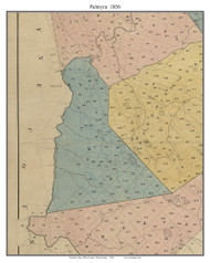 Palmyra Township, Pennsylvania 1856 Old Town Map Custom Print - Pike Co