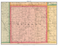 Blakely, Kansas 1897 Old Town Map Custom Print - Geary Co.