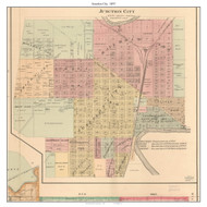 Junction City, Kansas 1897 Old Town Map Custom Print - Geary Co.