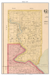 Milford, Kansas 1897 Old Town Map Custom Print - Geary Co.