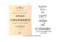Title Page, Colorado 1877 Atlas - Old Map Reprint - Colorado Atlas