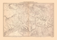 North West Colorado - UT, Colorado 1877 - Old Map Reprint - Colorado Atlas