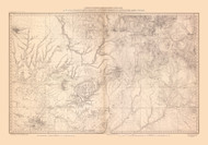 SW Colorado - NM - AR - UT, Colorado 1877 - Old Map Reprint - Colorado Atlas