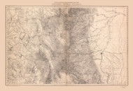 North Central Colorado, Colorado 1877 - Old Map Reprint - Colorado Atlas