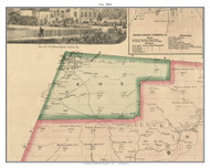 Fox Township, Pennsylvania 1866 Old Town Map Custom Print - Clearfield Co.