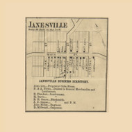 Janesville  Geulich Township, Pennsylvania 1866 Old Town Map Custom Print - Clearfield Co.