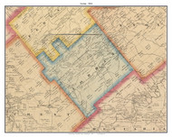 Jordan Township, Pennsylvania 1866 Old Town Map Custom Print - Clearfield Co.