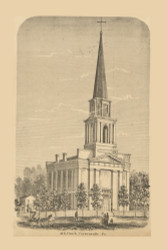 Methodist Episcopal Church Township, Pennsylvania 1866 Old Town Map Custom Print - Clearfield Co.