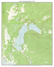 Shadow Mountain Lake and Grand Lake 1958 - Custom USGS Old Topo Map - Kansas