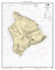 Island of Hawaii 2008 Custom Hawaii Nautical Chart - Hawaiian Islands