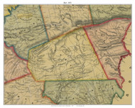 Bart Township, Pennsylvania 1851 Old Town Map Custom Print - Lancaster Co.