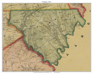 Colerain Township, Pennsylvania 1851 Old Town Map Custom Print - Lancaster Co.