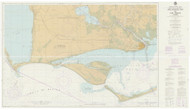 Apalachicola Bay to Lake Wimico 1980 - Old Map Nautical Chart AC Harbors 11402 - Florida (Gulf Coast)